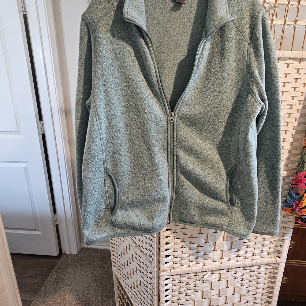Eddie Bauer Teal Fleece Jacket